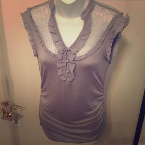 Express Grey Blouse